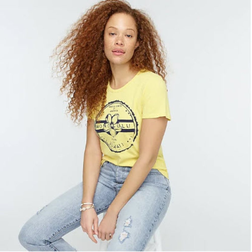 J. Crew Graphic T-Shirt- Hawaii- Like New